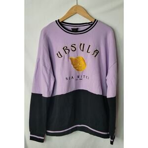 Disney- Villains Boxlunch Ursula Sweatshirt- Purple- size Medium